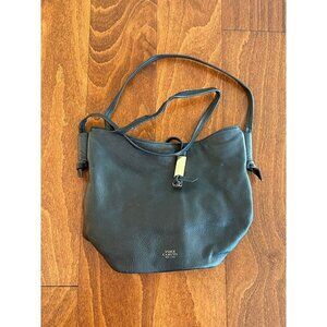 Vince Camuto black leather handbag crossbody shoulder bag Medium Size